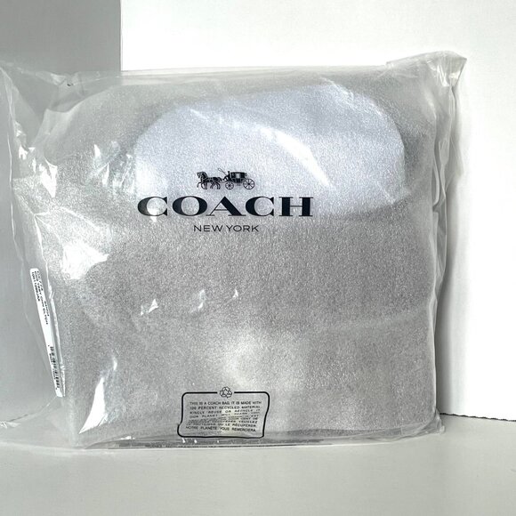 Coach Tabby Chain Clutch Signature Canvas Rust Tan CE774 Chain Crossbody ORGPKG - Picture 2 of 11